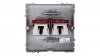Simon Basic Gniazdo komputerowe podwójne 2xRJ45 kat.5e stal inox BMF52.02/21